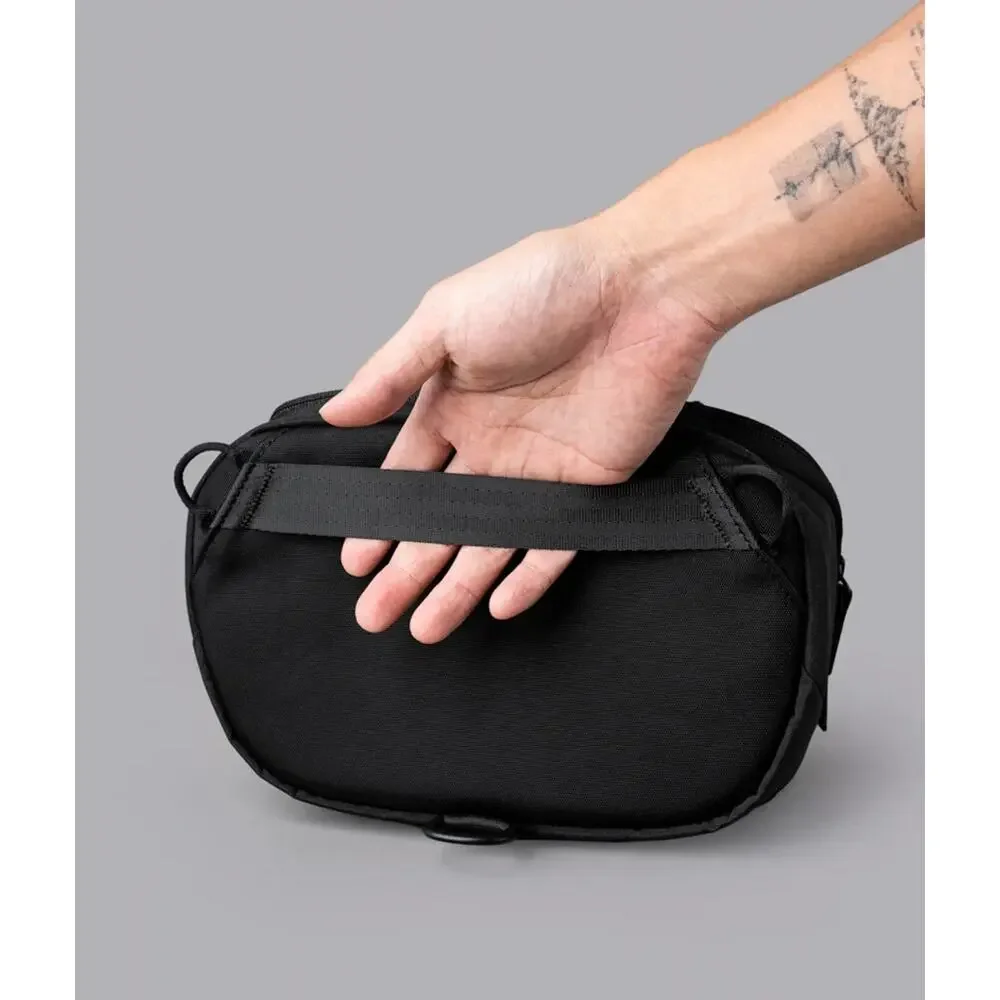 NWT Alpaka Travel Vertex Sling Mini Pouch 2L Black | Axoflux 300D